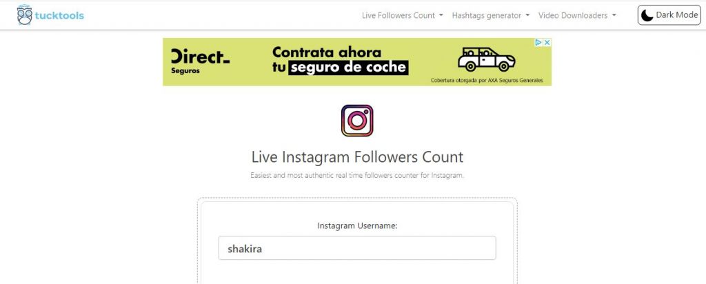 contador instagram tucktool