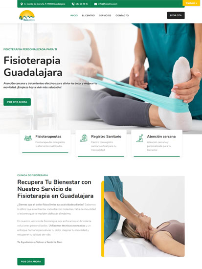 Web salud Fisioalma